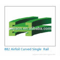 Conveyor plastic curved guide rail